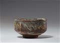 A Nezumi-Shino chawan. Mino area, Owari province. Early Edo period, 17th century - image-3