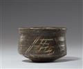 A large Nezumi-Shino chawan. Mino area, Owari province. Early Edo period, 17th century - image-2