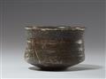 A large Nezumi-Shino chawan. Mino area, Owari province. Early Edo period, 17th century - image-3