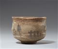 An E-Shino chawan. Mino area, Owari Province. Edo period - image-5