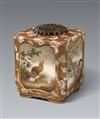 A large square Satsuma jar. Late 19th century - image-1