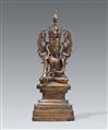 A Burmese copper alloy Buddha Jambupati. 19th century - image-1