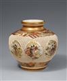 A globular Satsuma vase by Kinkozan. Early 20th century - image-2