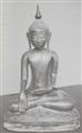 A Burmese copper alloy figure of Buddha Shakyamuni. 19th century - image-4