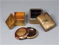 Three small gold lacquer boxes. Edo period - image-2