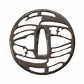 An iron yo-sukashi tsuba. Edo period - image-2