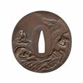 A Choshu iron tsuba. Edo period, early 19th century - image-1