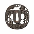 A Choshu iron tsuba by Fujii Yukitaka . Edo period, early 19th century - image-2