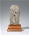 Stele des Vishnu. Schwarzer Phyllit. Nordost-Indien, Bihar. Pala-Zeit, 12. Jh. - image-2