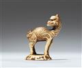 A rare stag antler seal netsuke of a kirin. 18/19th century - image-2