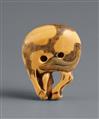 Netsuke eines grasenden Pferds. Elfenbein. Spätes 18. Jh. - image-7