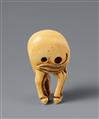 Netsuke eines grasenden Pferds. Elfenbein. Um 1800 - image-7