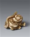 A small Kyoto ivory netsuke of a tiger. First half 19th century - image-1