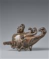 A heavy bronze incense burner. Qing dynasty - image-2