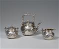 A silver tea set. Shanghai. Around 1900 - image-2