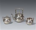 A silver tea set. Shanghai. Around 1900 - image-1