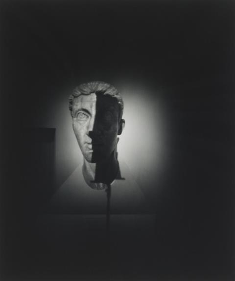Adam Fuss - Untitled (Roman head, from the series: Pinholes)