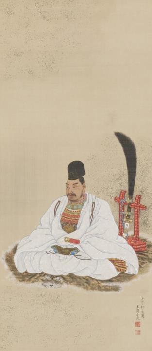 Gyokurei Ono - A hanging scroll by Ono Gyokurei. 19th century