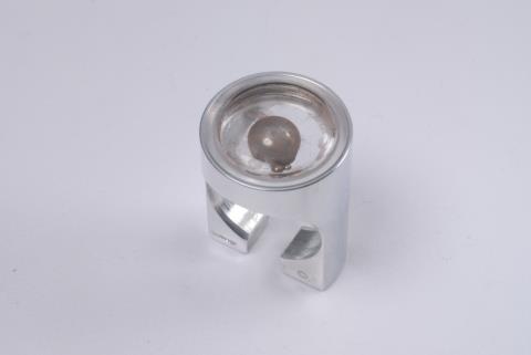 Henri Gargat - A kinetic aluminium "Ephémère" ring made by Henri Gargat.