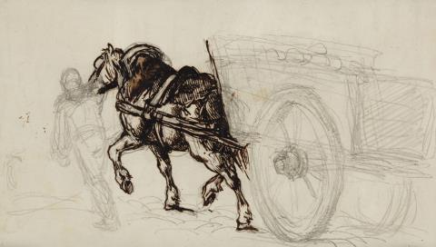 Théodore Géricault - Der Kohlenwagen