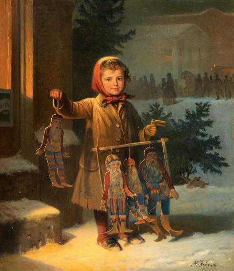 Adolf Jebens - Christmas Market at the Alte Wache in Berlin
