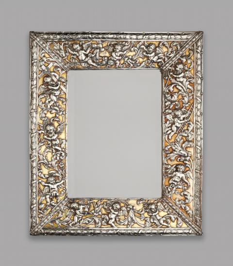 Cornelius Hannias - A large Prague silver frame