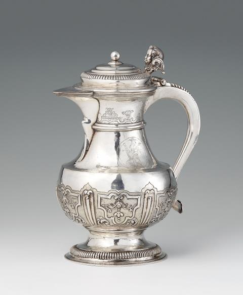 Adam Heinrich Betge - A silver gilt communion jug from St. Catherine's Church in Magdeburg