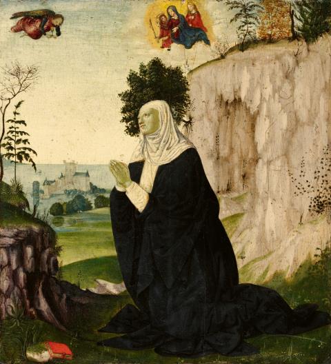  Master of the Griselda Legend - Saint Catherine at Prayer