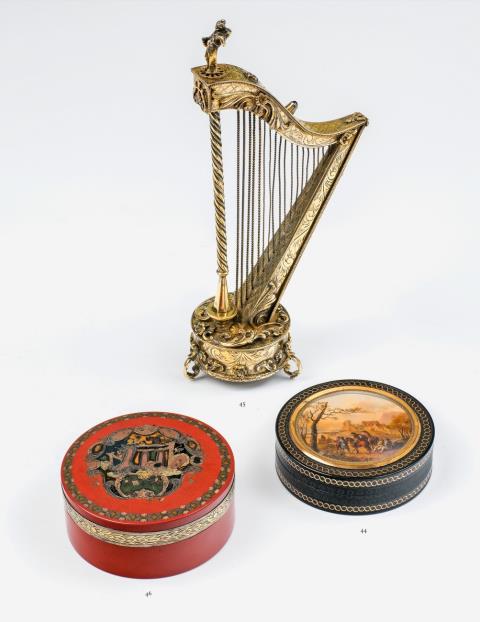  Reuge - A silver gilt musical box in the Baroque taste