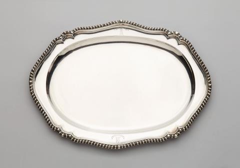 William Holmes - A George III silver platter