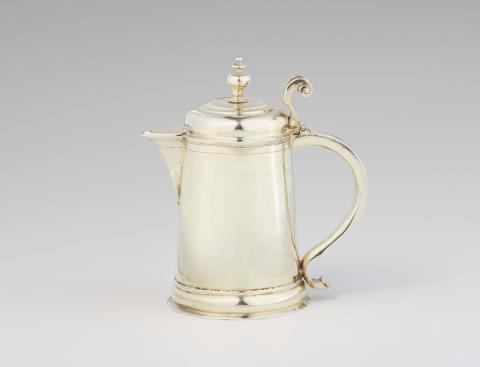 Conrad Klein - A small Nuremberg silver gilt communion jug