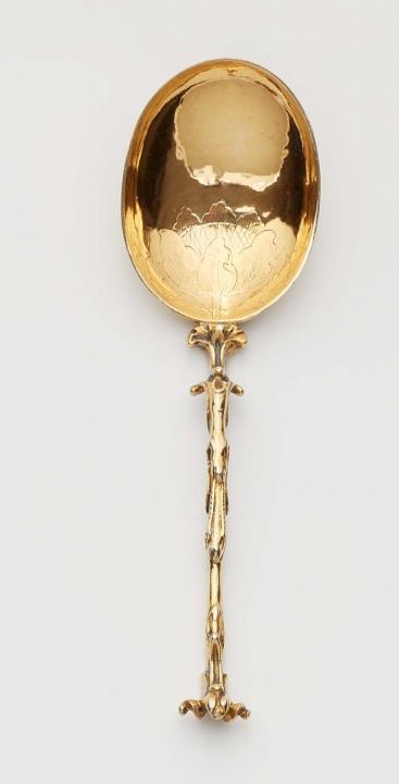 Heinrich von Dort - A Hamburg silver gilt spoon