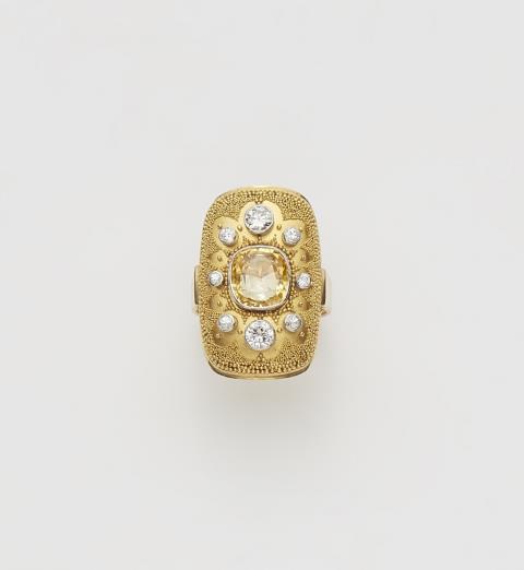 Hermann Wandinger - A gold granulation ring