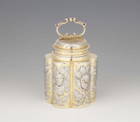 Melchior Burtenbach - An Augsburg silver flask