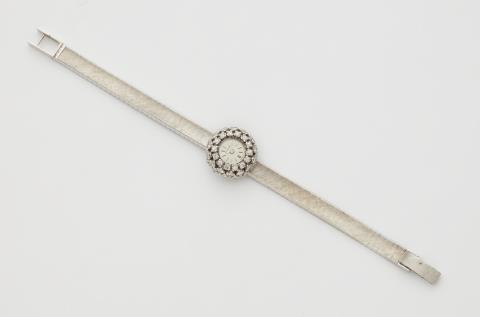 Blancpain - An 18k white gold diamond cocktail wristwatch