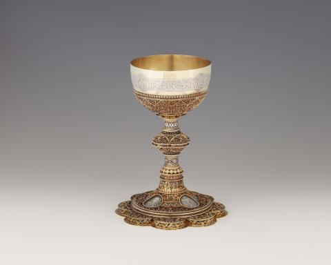 Franz Wüsten - A Cologne silver communion chalice