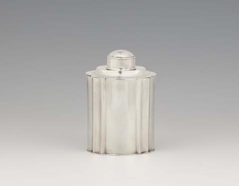 Lorentz Hinrichsen II - A North Frisian silver tea caddy