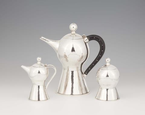 Helmut Griese - A silver coffee service designed by Helmut Griese