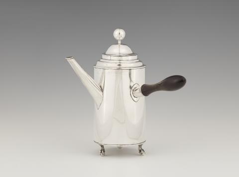 Hinrich Friedrich Jensen - A Preetz silver coffee pot