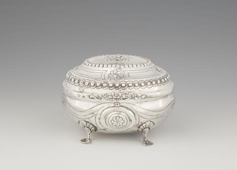 David Friedrich Ordelin - A Louis XVI Berlin silver sugar box