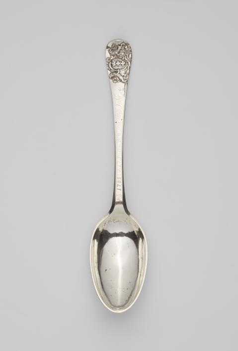 Friedrich Wilhelm Sponholtz - A Gdansk silver marksman's spoon