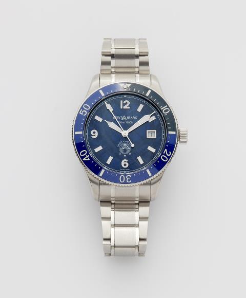 Mont Blanc - A stainless steel automatic Mont Blanc 1859 Iced Sea divers wristwatch.