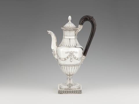 Bernardino Bianchi - A large Umbrian silver coffee pot