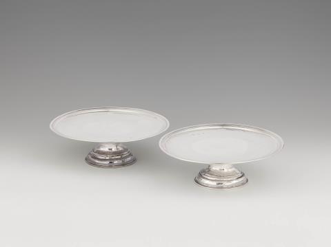 Christopher Canner I - A pair of Queen Anne silver salvers