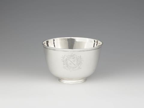 Thomas Sutton - A George I silver punch bowl