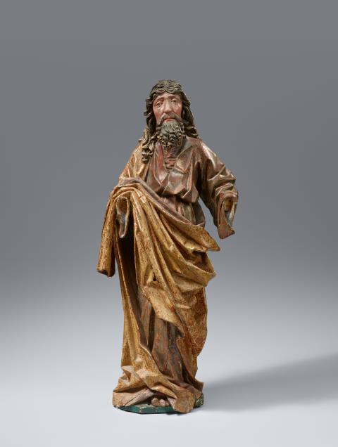 Lorenz Luchsperger - A carved wood figure of a Saint, attributed to Lorenz Luchsperger