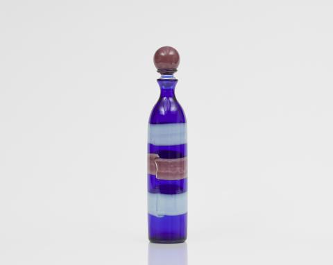 Fulvio Bianconi - 'A fasce' glass bottle
Venini & C., Murano, designed by Fulvio Bianconi, around 1952-1956, produced in 1990.