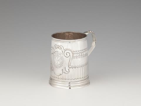 John East - A Queen Anne silver mug