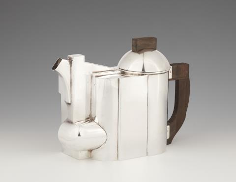 Rossi & Arcandi - A Constructivist silver teapot