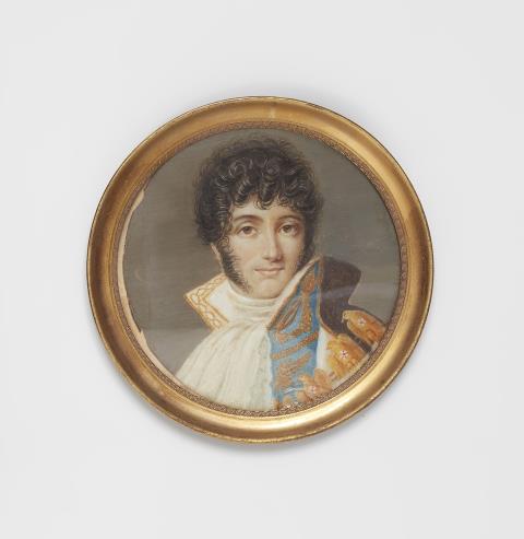 Villair - A French portrait miniature of Joachim Murat King of Naples